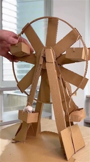 I made a Ferris wheel for my dog.
