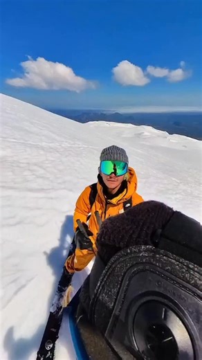 57K views · 234 reactions | Your chances of needing to rip a high-speed split ski lap are low… But they’re never zero. @gaspard_ravanel putting heel-lock on the Karakoram prime system to the test. | Karakoram | Facebook