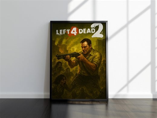 Left 4 Dead 2 Poster | High Quality Prints | Fast Shipping | Gaming Artworks | Gamer Room Wall Decor | Video Game Posters | Gamer Gifts - Etsy