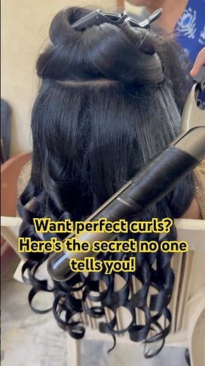 Perfect Curls in 30 Seconds✨How to do curls?🤩#curlshairstyle #bridalhairstyle