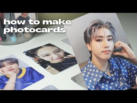 how to make kpop photocards - kpop diy // STAY INVENTIVE ep. 12