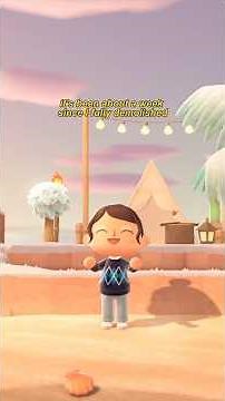 6. Building my dream campsite on my animal crossing island 🏕️