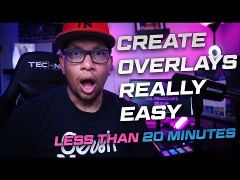 How To Create Overlays For Live Streaming and Video Podcasting