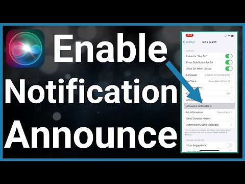 How To Turn On Announce Notifications On iPhone