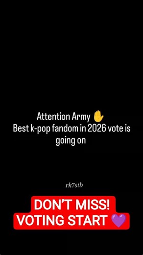 Best K-Pop Fandom Voting On! Army Vote Kaise Kare – Full Guide 💜🔥