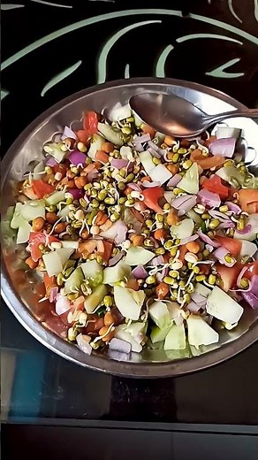 Sprouted moong and gram breakfast will enhance your beauty and health.