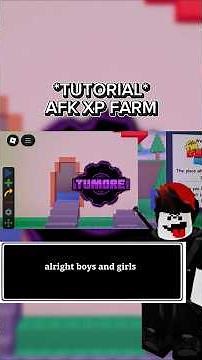 *TUTORIAL* AFK XP FARM in The Battle Bricks #roblox #thebattlebricks #tips