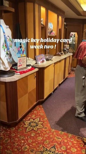 Disney Magic Key Holiday Cards Week 2 #Disney #disneyland #magickeyholder