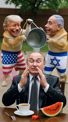 Trump and Putin Funny! 🍉😄 #shorts #politicalparody #trump #politicalparody