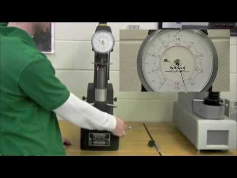 Materials Testing: Rockwell Hardness Test