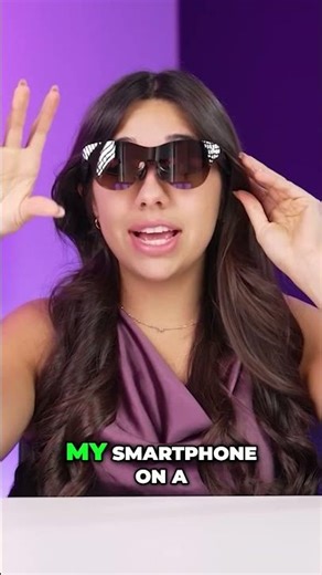 AR Smart Glasses: Your Pocket Movie Theater Experience! #shorts