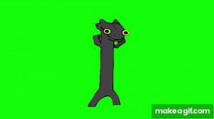 Green Screen Dancing Toothless Meme | How to Train Your Dragon Meme on Make a GIF