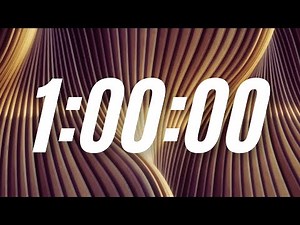 ✨ 1-Hour Countdown Timer with Relaxing Music & Mesmerizing Visuals | Ultimate Calm & Focus