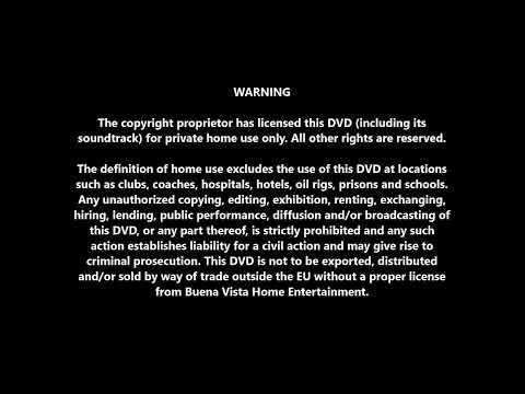 Buena Vista Home Entertainment Warning Screen DVD EU Remake English