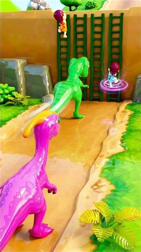 Dino Shape Shifting Run #7 #shorts #viral #games