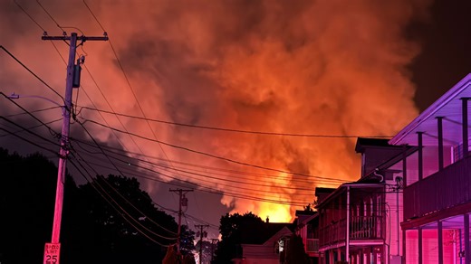 Vacant Woonsocket mill reduced to rubble in fire