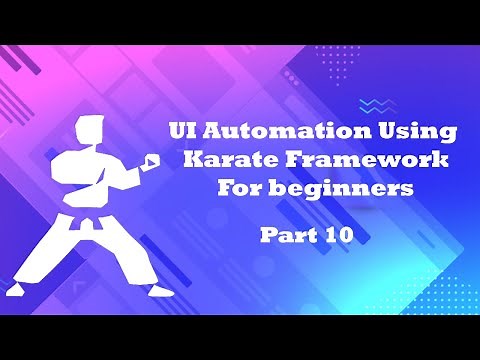 Karate-UI Automation for beginners | How to upload a file using karate