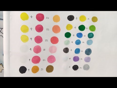 💝✨Colour Mix charts💗✨ Colour Mixing💗❤