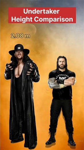 Undertaker Height Comparison!