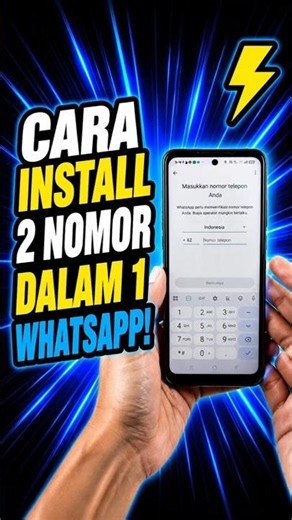 (CUPLIKAN) GAK PERLU APLIKASI TAMBAHAN! Cara Install 2 Nomor Dalam 1 WhatsApp! TERBARU 2026