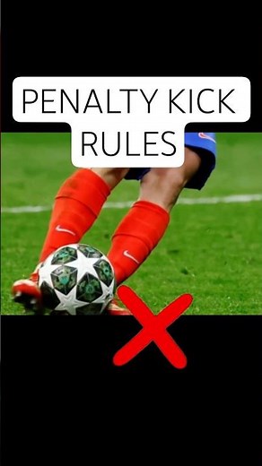 Penalty kick rules explained ⚽️ 🥅