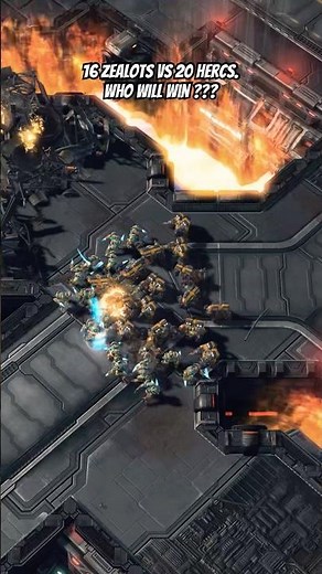 16 Zealots vs 20 HERCs | SC2.BattleRumBle #sc2 #rts #starcraft2 #스타크래프트2 #스타크래프트
