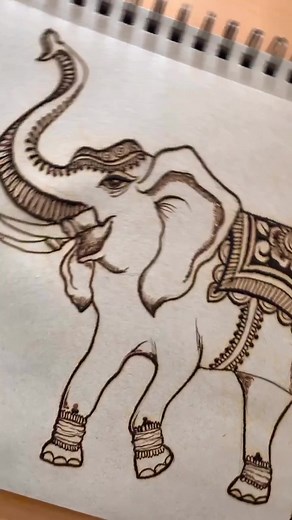 Creative Henna Art on Paper and Canvas