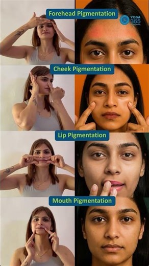 4 Face Yoga Exercises for Forehead, Cheeks & Lip Pigmentation | Natural Skin Glow Routine