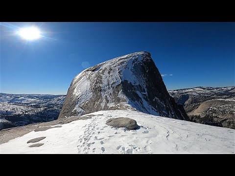 Solo Hiking Half Dome in the Winter
