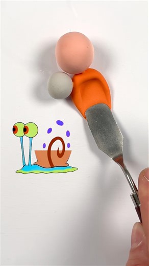 Filling in SpongeBob characters heads #oddlysatisfying #asmrart #paintmixing #asmr #colormixing