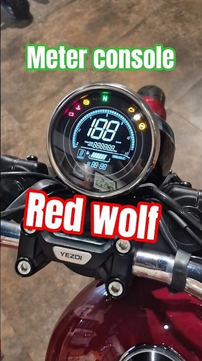 Yezdi Roadster RED WOLF Meter Console | Best Roadster motorcycle under 2.5 lakh #automobile