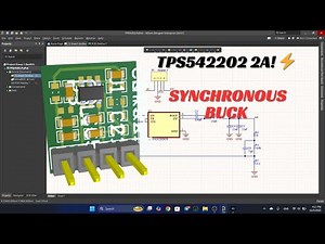 TPS542202 2A Buck Converter Module: Schematic + PCB Design in Altium Designer