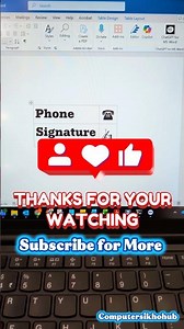 How to Insert Phone and Signature Symbol in MS Word Using Keyboard Shortcuts #MSWordshortcuts #word
