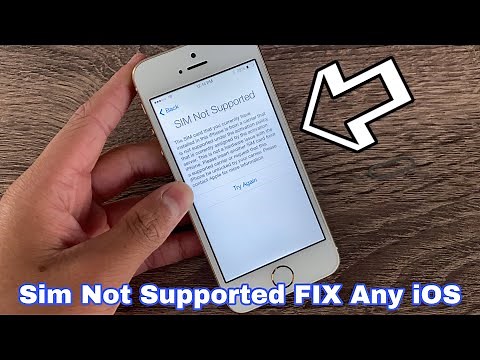 SIM Not Supported Bypass 😍100% Success Any iOS