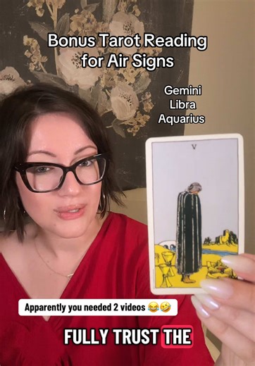 Air Signs- you ended up with a second reading. So here ya go! Guess you really needed the message 🤣❤️ #tarotreadings #tarotforecast #tarotcardreading #airsigns