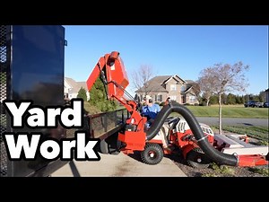 Yard Work - Mowing Grass and Blowing Leaves