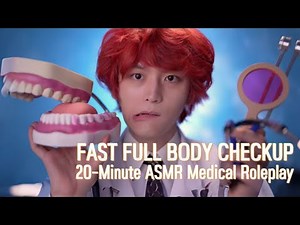 FASTEST Full Body Checkup ASMR 🧪 (Doctor Roleplay)