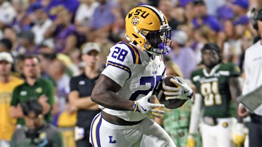 An LSU running back who showed promise as a freshman intends to transfer after three seasons