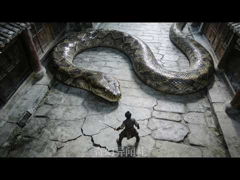 Giant python ambushes a young man!