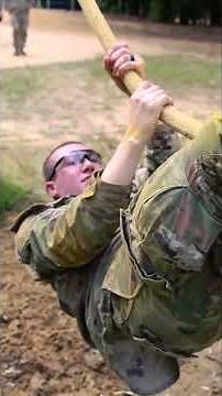 Watch Army recruits take on challenging obstacles at Fort Benning