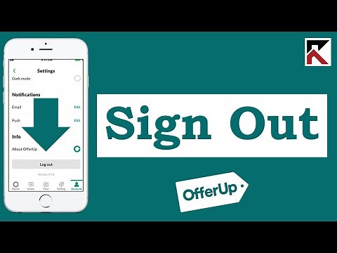 How To Sign Out on OfferUp App