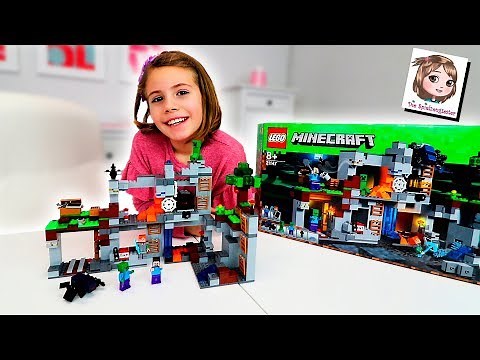 LEGO MINECRAFT 21147 👾 Abenteuer in den Felsen der Oberwelt 🕷 Unboxing und Aufbau