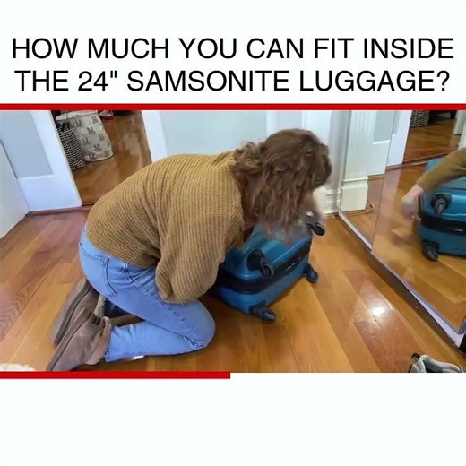 How Much You Can Fit Inside The 24" Samsonite Luggage?