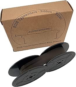 Princess Typewriter Ribbon - BSIE Typewriters - GR1, Adler, Continental, Erika, Everest, Facit, Olympia, Optima, Torpedo, Triumph, Princess, Blue Bird - Black