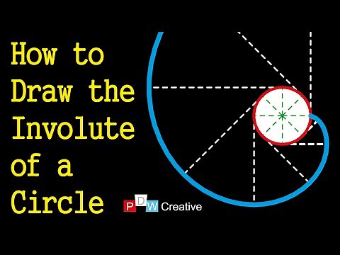 Involute of a circle - involute curve