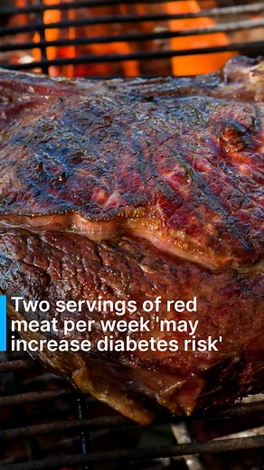 Two servings of red meat per week 'may increase diabetes risk'. #meat #readmeatconsumpition #diabetes #study #plantbased #stv #stvnews | STV News