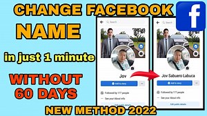 209K views · 4.6K reactions | HOW TO CHANGE NAME WITHOUT 60 DAYS IN FACEBOOK PROFILE 2022 #changefacebookname #FaceBookNameChange #facebookName #facebookprofile #facebook #facebookname #jovtv | JOVTV Official | Facebook