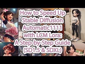 How to Speed Up Stable Diffusion Automatic1111 with LCM Lora: A Step-by-Step Guide (SD1.5 & SDXL)