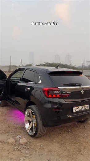 Motor Addict on Instagram: "VIP number 0008, 20 inch alloy aur loud music setup 🔥 Baleno 2026 ko road pe nikala aur public ka reaction next level 😱 Looks + sound dono full power 💥 #Baleno2026 #VIP0008 #ModifiedBaleno"