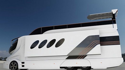 Elemment Palazzo Luxury RV By Marchi Has a Sky Lounge To Go With Its Wild Styling